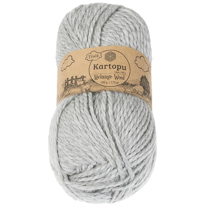 BELLATEX Melange Wool 100 g - 1000 szürke melírozott (11927)
