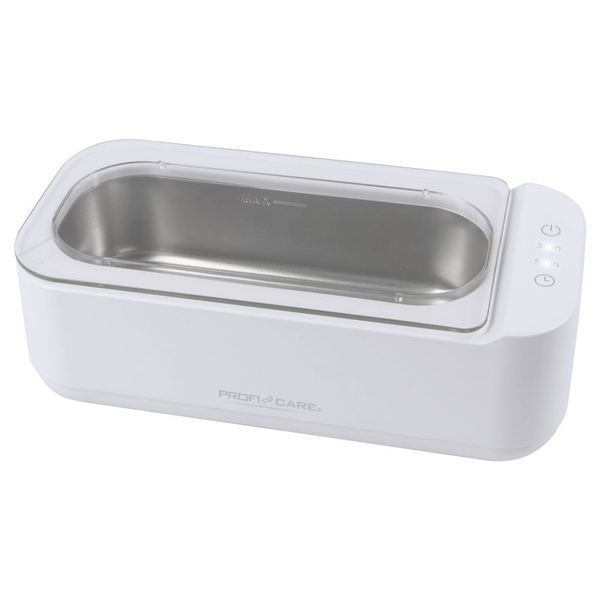 Ultraschallreiniger PC-USR 3120 (weiß, 18 Watt, 400ml Behälter)