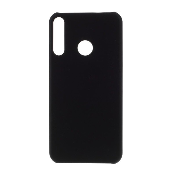 Műanyag telefonvédő (gumírozott) FEKETE [Huawei P40 Lite E / Y7p] (5996457961344)