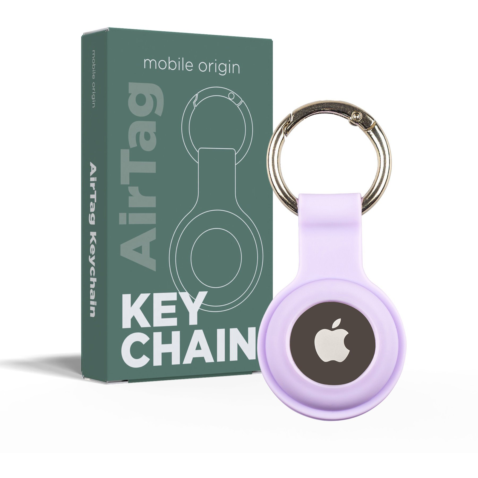 Mobile Origin Airtag KeyChain, purple (FRL-ATKC-PUR)