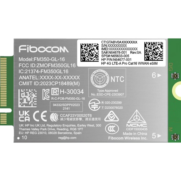 HP 4G LTE-A Pro Cat16 WWAN