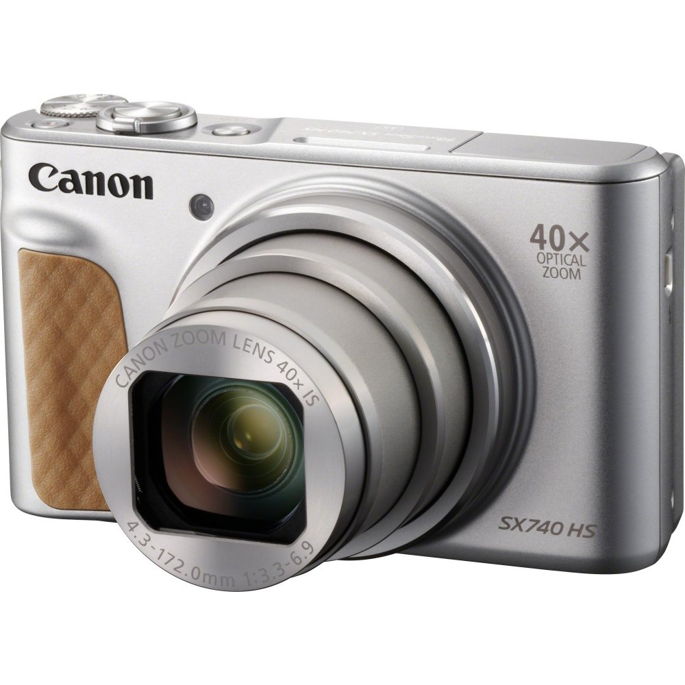 Canon PowerShot SX740 Digitális fényképezőgép - Ezüst (2956C002)