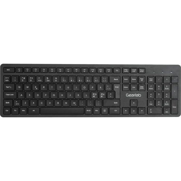 eSTUFF GLB212102 tastiera Ufficio USB QWERTY Nordic Nero