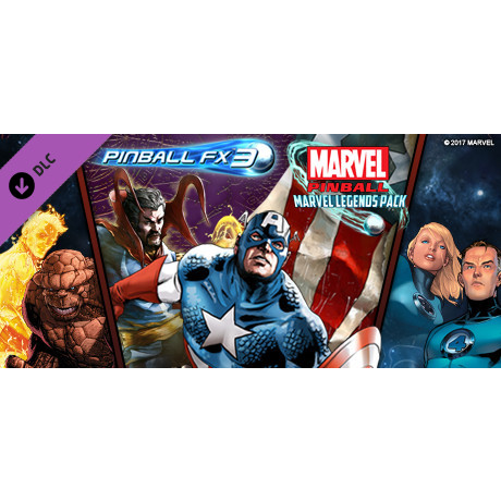 Pinball FX3 - Marvel Pinball: Marvel Legends Pack (PC - Steam elektronikus játék licensz)