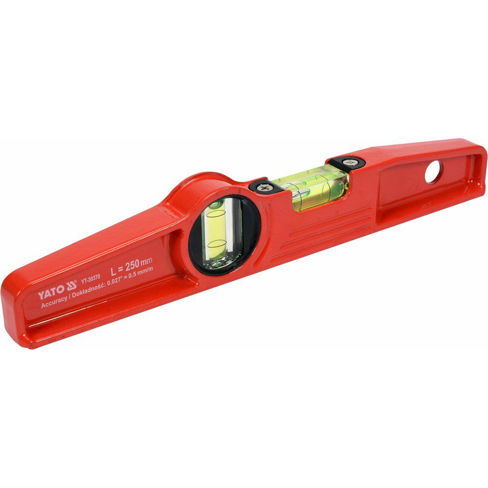 YATO trapéz alakú vízmérték 250 mm (YT-30370)
