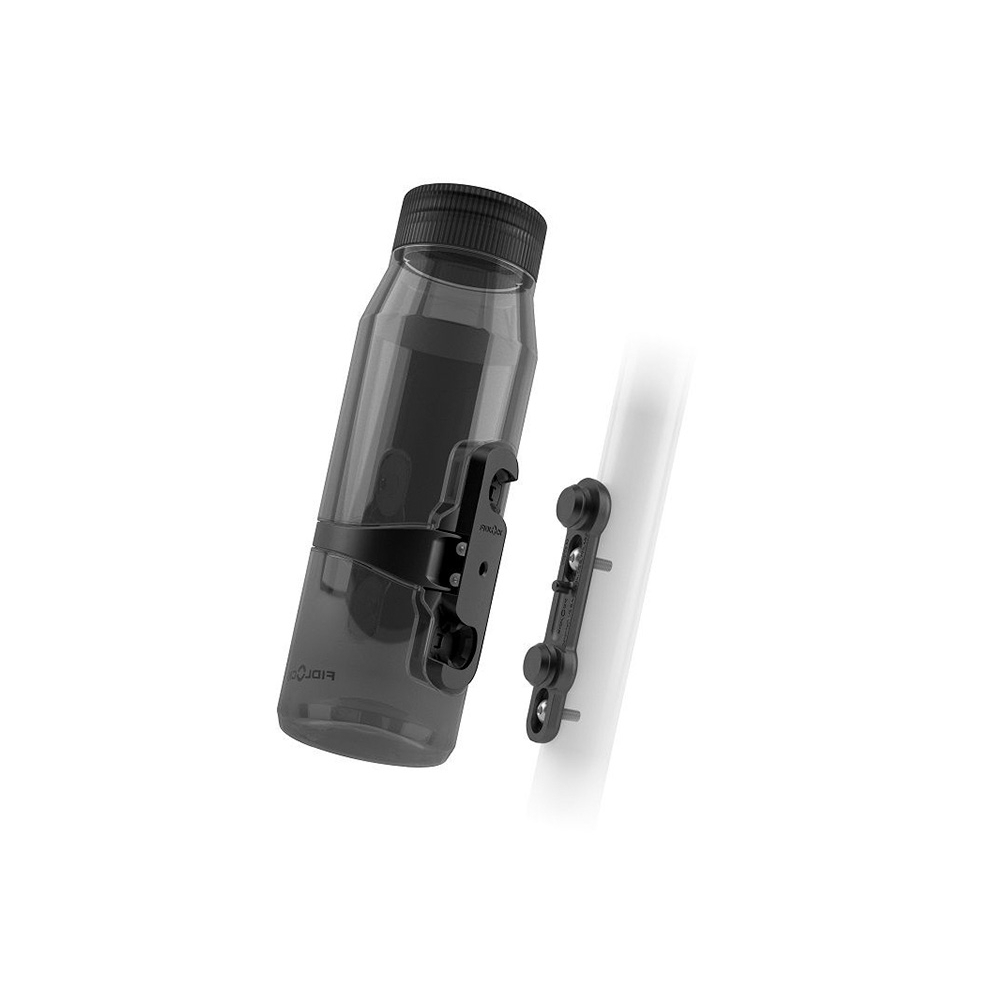 Fidlock Twist Life 700ml Kerékpáros kulacs tartó alappal - Átlátszó fekete (09678-P01032(CBL))