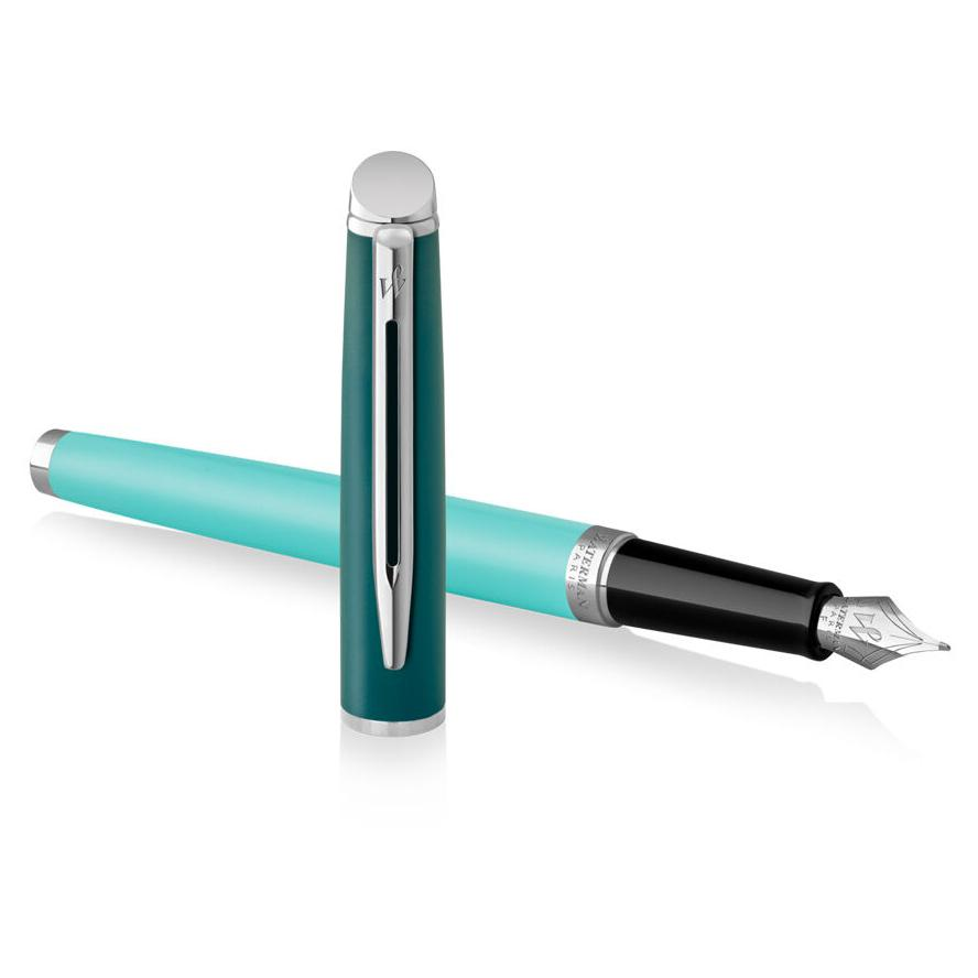 WATERMAN Füller Hemisphere Colour Blocking Green C.C. F blau Geschenkbox (2190122)