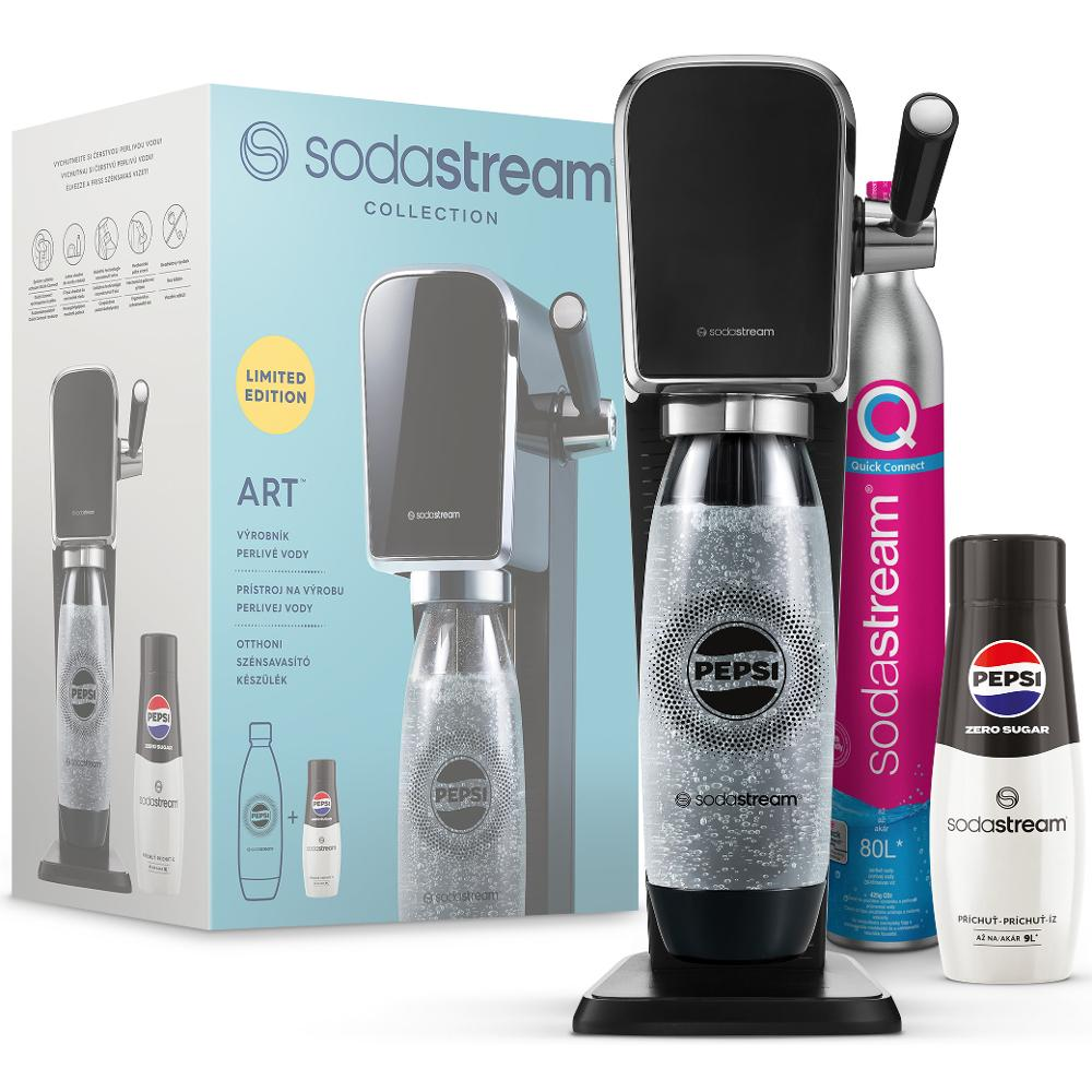 Sodastream Art Black Pepsi Zero szódagép (7290116749075) (7290116749075)