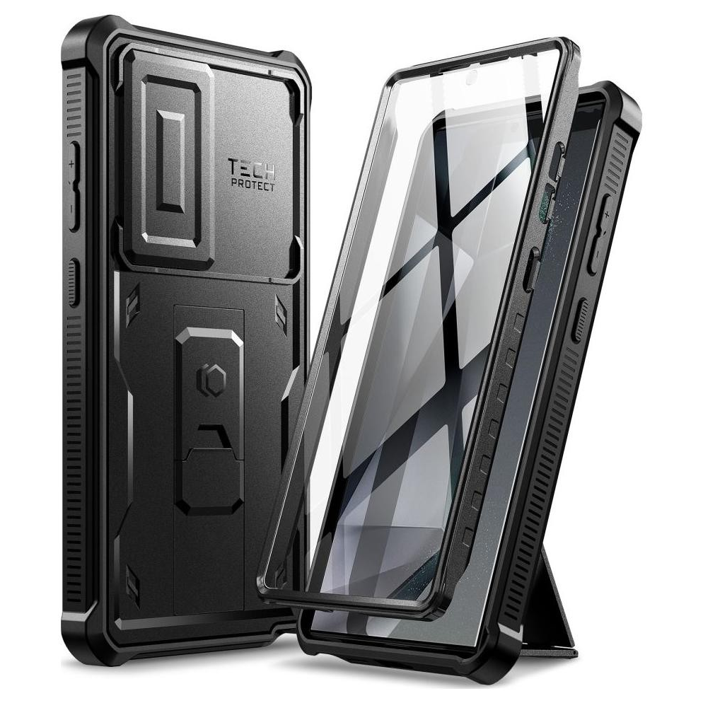 Tech-Protect Kevlar Cam+ Samsung Galaxy S24 Ultra Tok - Fekete (5906203690824)