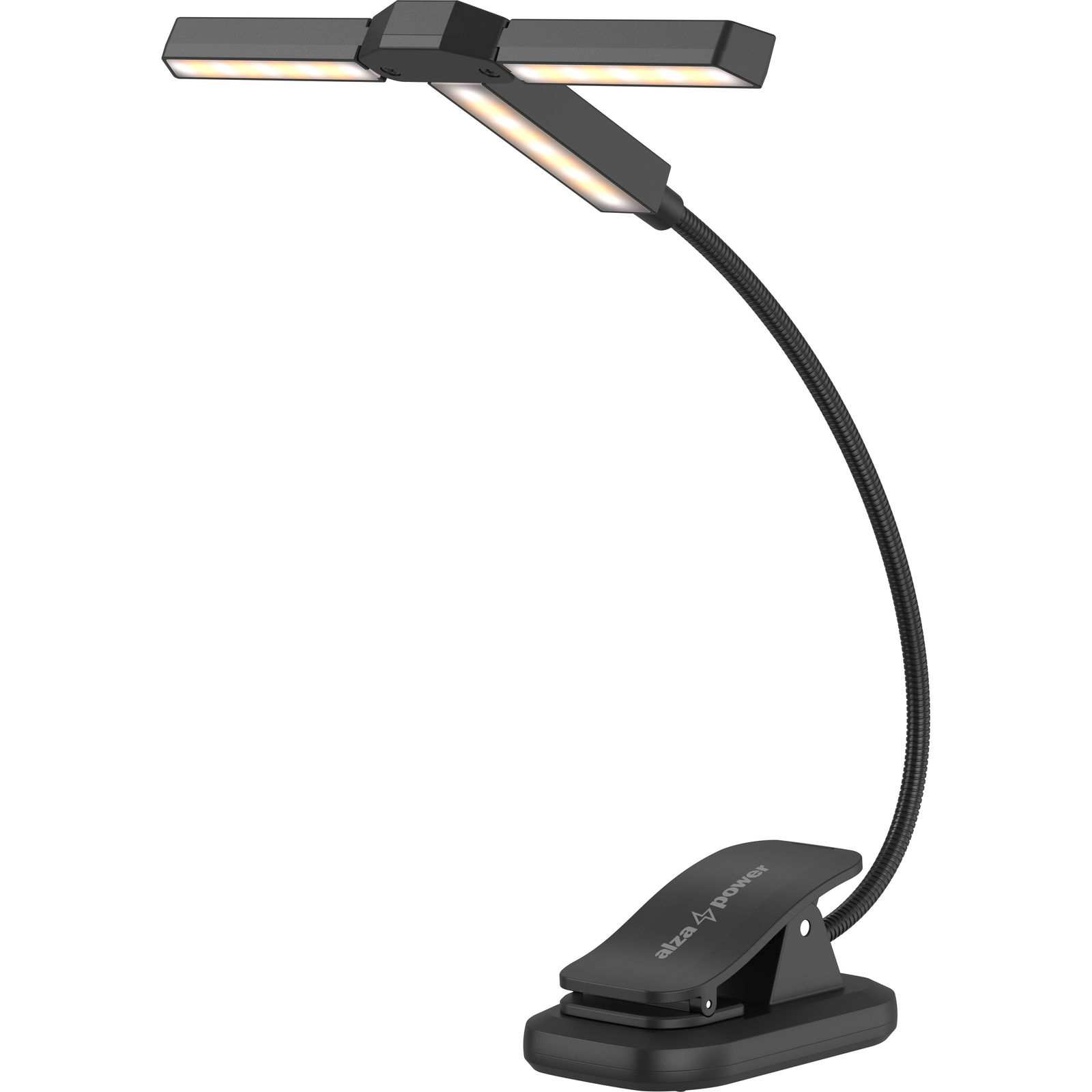 AlzaPower LRC30 LED Reading Lamp, fekete (APW-LRC30MDB)