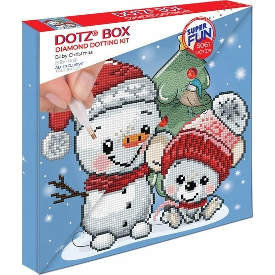 Diamond Dotz Dotz Box képkészítő készlet - Karácsonyi hangulat (018-DBX052)