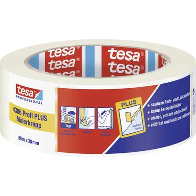 Tesa PREMIUM (04306-00045-02) Krepp szalag krepp® Bézs (H x Sz) 50 m x 38 mm 1 db (04306-00045-02)