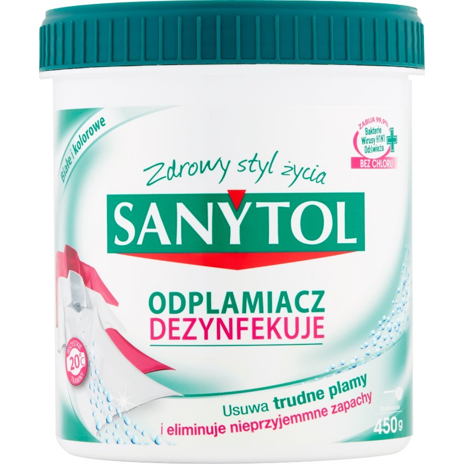 Sanytol Fertőtlenítő Folteltávolító Por 450 g ( )