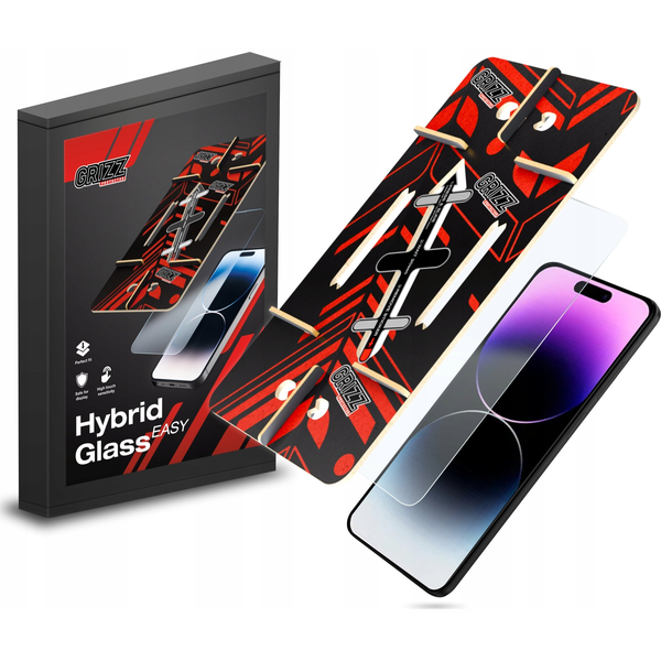 GrizzGlass Szkło hybrydowe GrizzGlass HybridGlass Easy do Apple iPhone 14 Pro Max