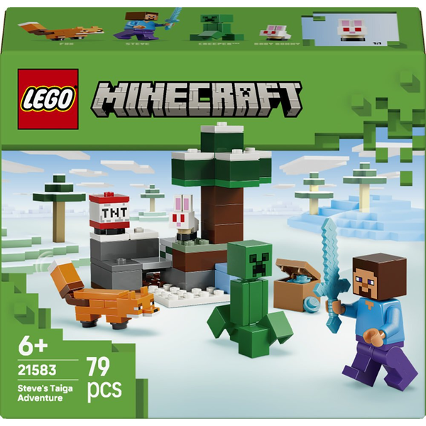 LEGO® Minecraft 21583 Steve tajgai kalandjai