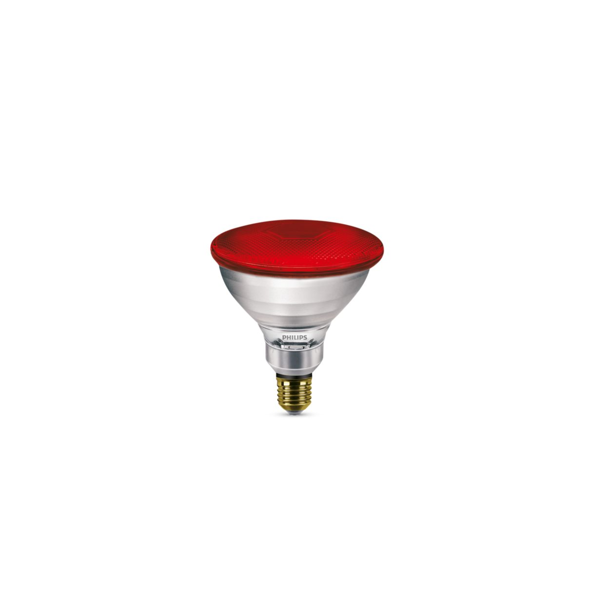 Philips PAR38 IR 100W Infravörös ipari hő izzólámpa - Piros (60052315)