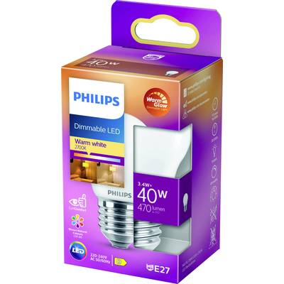 Philips 8719514324497 LED-lamp Warme gloed 3,4 W D