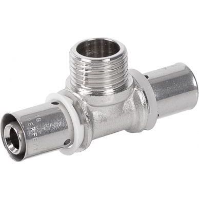  Perfexim Trójnik zaprasowywany wkrętny 739 20xG1/2x20 Z (62-739-2015-000)