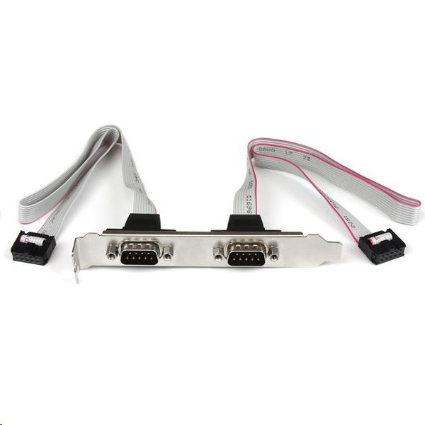 StarTech.com 2 IDC - 2 DB-9, F/M 2 x DB-9 2 x IDC Argento, Bianco