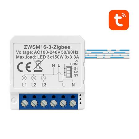 Avatto ZWSM16-W3 TUYA Intelligens kapcsoló modul