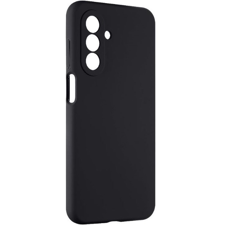 Samsung Galaxy A26 5G SM-A266B, Szilikon tok, mikrofiber plüss belső, Tactical Velvet Smoothie, fekete (TS12161)