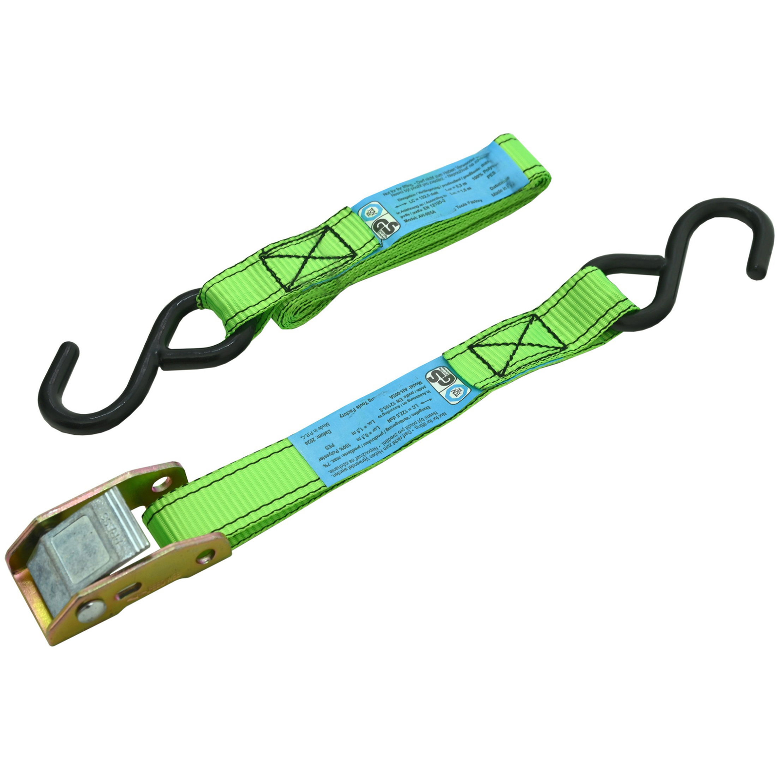 Compass Clamping strap with hooks 1,8 m TÜV/GS (8591686022360)