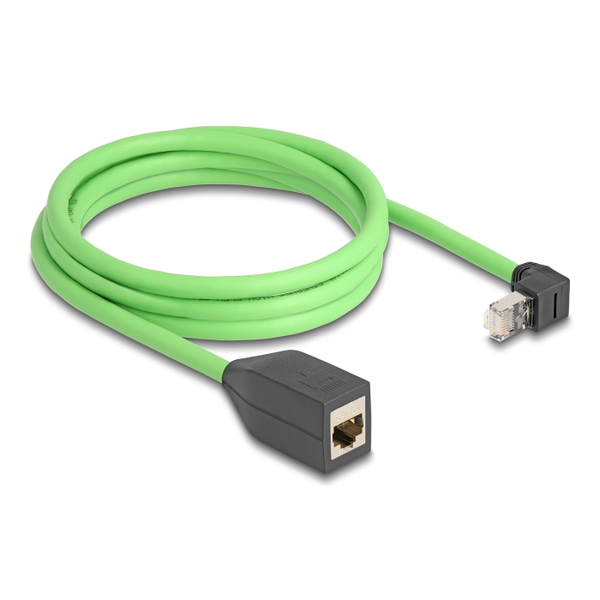 Sieťový predlžovací kábel RJ45 Cat.6A samec-samica SF/UTP 2m Delock 80884