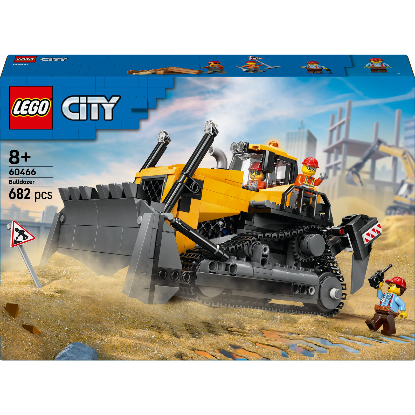 LEGO® City 60466 Sárga buldózer (60466)