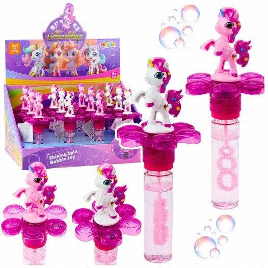 Szappanbuborékok Unikornis Mozgó Szárnyak Hajtókar 23 cm Mix- 23244 (23244)