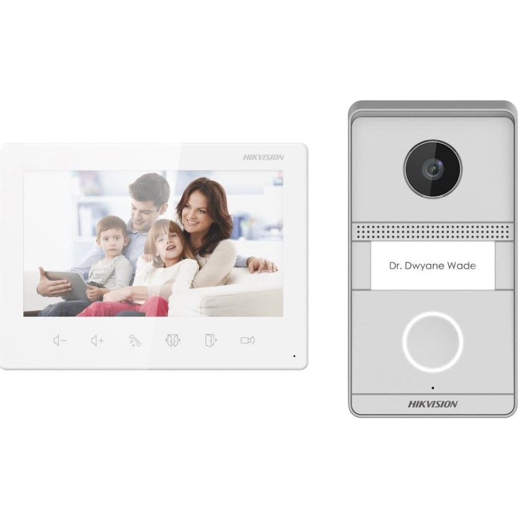 Hikvision DS-KIS101-P/Flush 2-vezetékes analóg kaputelefon készlet (1_793063)