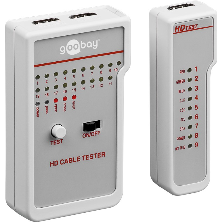 Goobay 31961 HD Kábeltesztelő (31961)