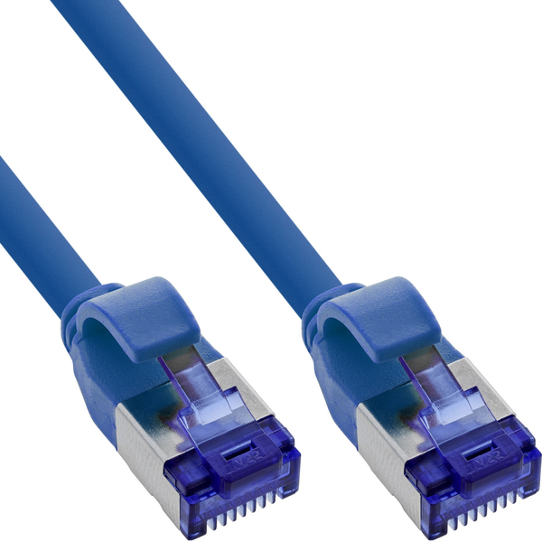 InLine B-74914B netværkskabel Blå 1,5 m Cat6a S/FTP (S-STP)