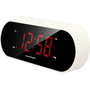 Радио с часовник Blaupunkt CR6WH, FM радио, Dual Alarm, Бял