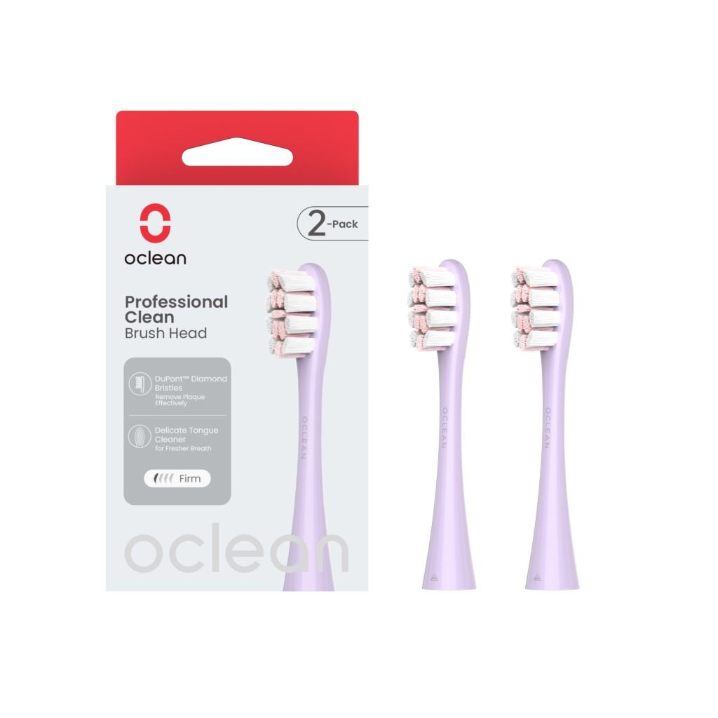 Oclean Professional clean elektromos fogkefe pótfej 2db lila (OCL554151) (OCL554151)