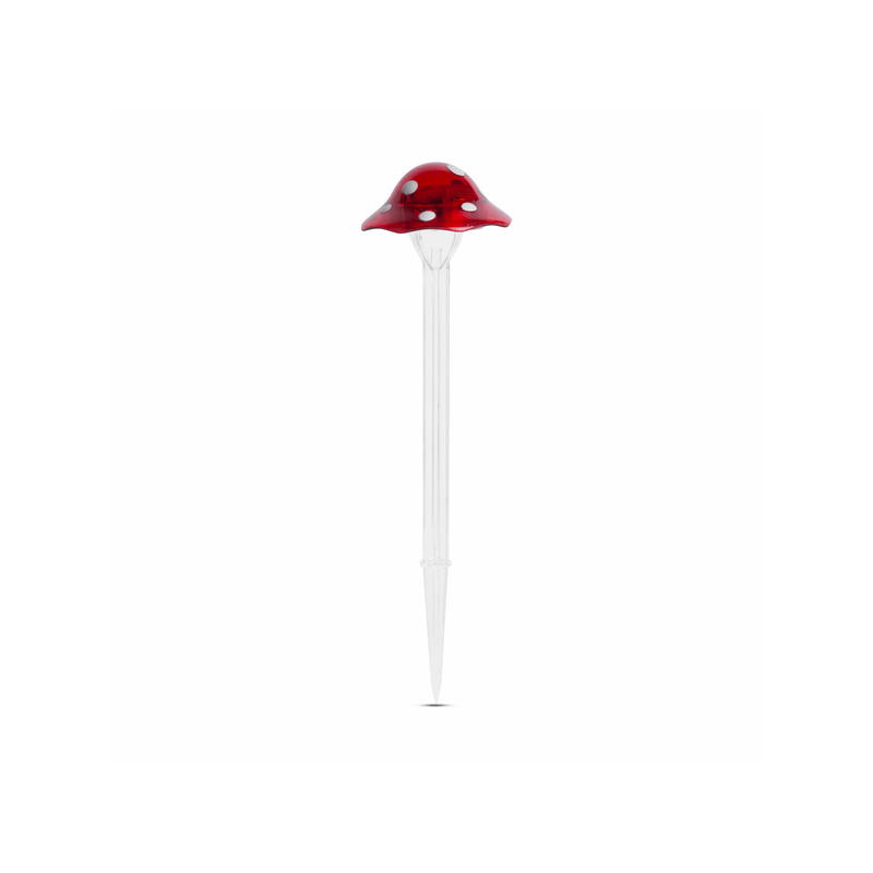 Garden of Eden 11765 Napelemes leszúrható kerti lámpa 33,5 cm - Piros gomba (11765)