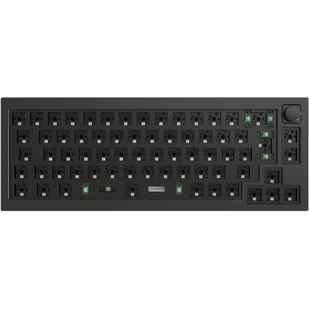 Keychron Q2 Swappable RGB Backlight Knob ISO - Barebone - Black (Q2-F1)