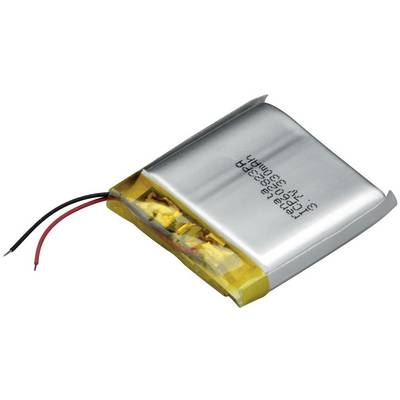Renata lítium-polimer akku 3,7 V, 350 mAh, 28 x 25,5 x 6,4 mm, ICP602823PA (100697)