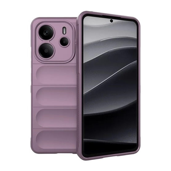 Gigapack szilikon tok 3D minta Xiaomi Redmi Note 14 4G lila