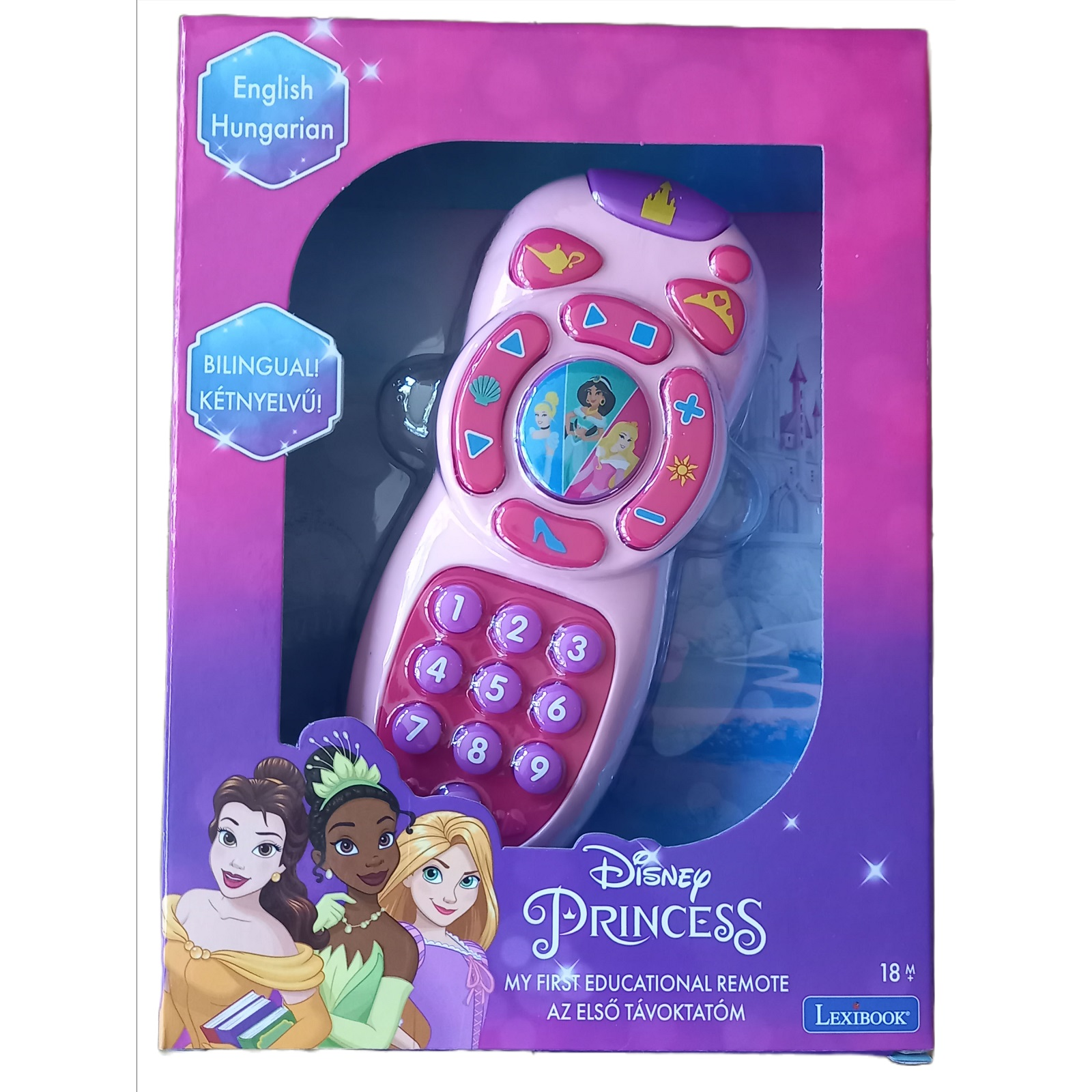 Lexibook Disney hercegnők kétnyelvű oktató távirányító - Magyar és Angol nyelvű (PS230DPI9)