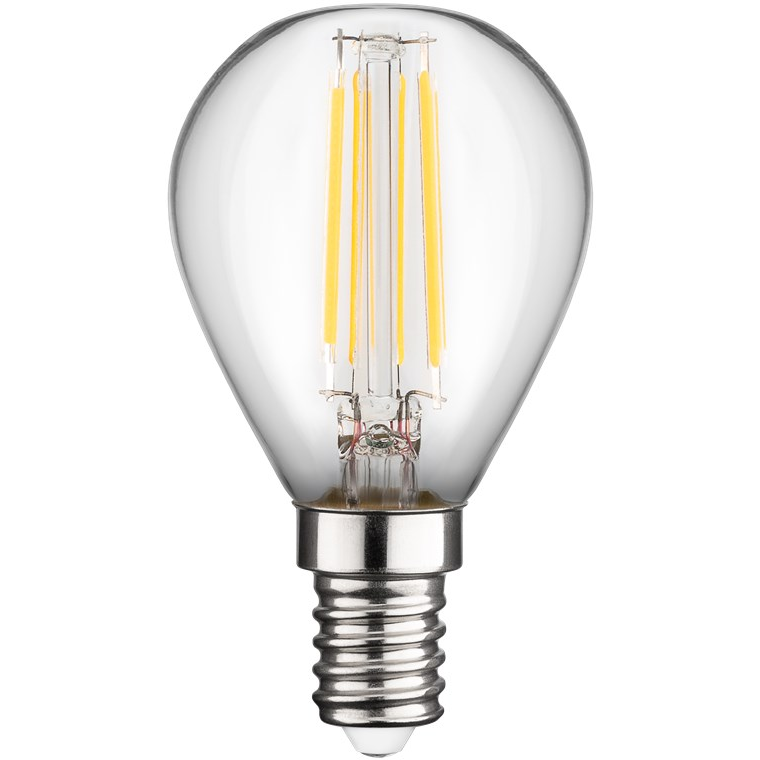 Goobay LED Filament Mini Gömb izzó 4W 470lm 2700K E14 - Meleg fehér (65394)