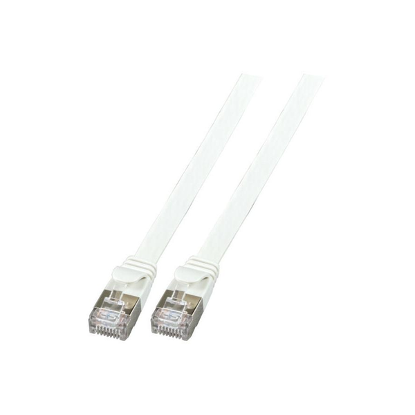 EFB RJ45 Flachpatchkabel U/FTP, Cat.6A, PVC, 0,5m, grau (K5545GR.0,5)