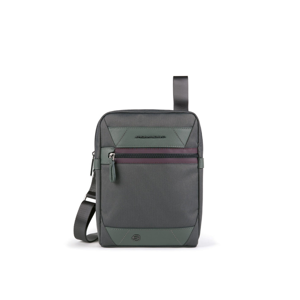 Piquadro, Trakai, Recycled Materials, Small, Crossbody Bag, Green, 27 x 21 x 5 cm, For Men