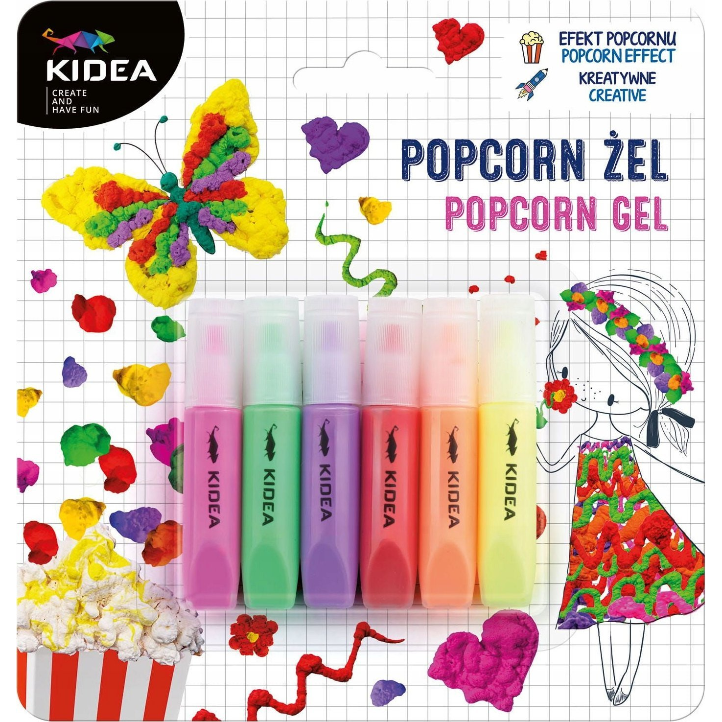 Kidea Mágikus Popcorn Gél Toll (PCZ6KKA) (PCZ6KKA)