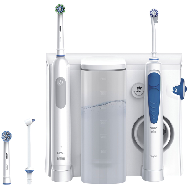 Oral-B Idropulsore Health Center Voksen Roterende, pulserende tandbørste Blå, Hvid