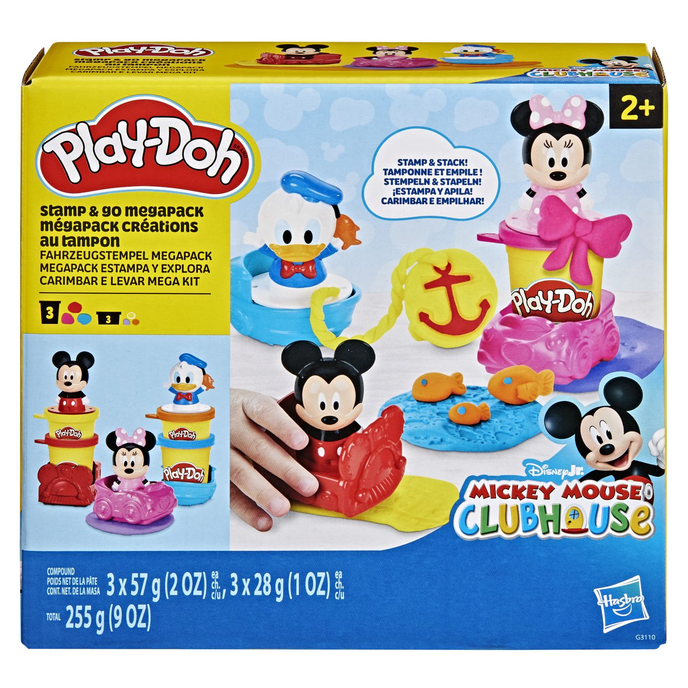 Комплект с моделин Гараж за игра в движение - Play-Doh - Творчески комплект на тема Мики Маус и приятели — G3110