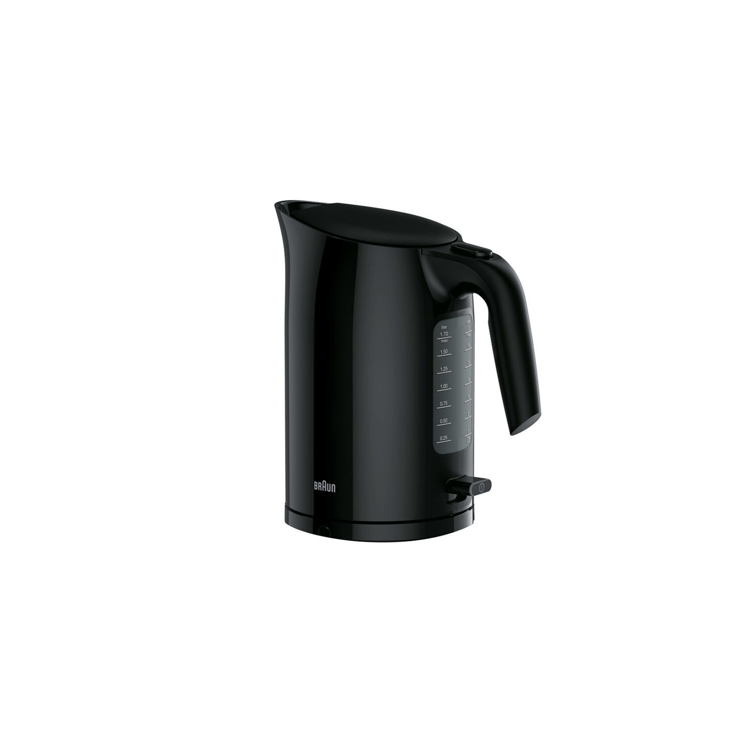 Braun WK 3110 BK elektromos vízforraló 1,7 L 3000 W Fekete (0X21010009)