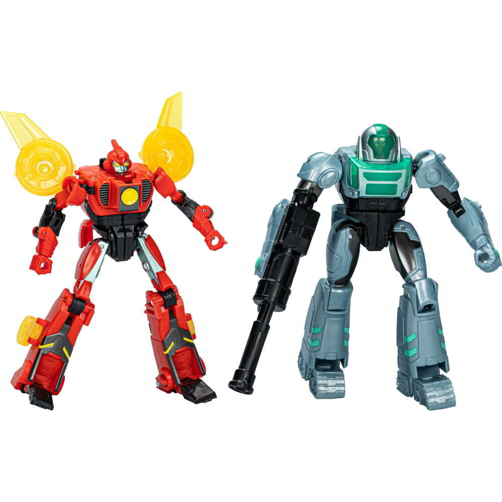 Hasbro Transformers EarthSpark Cyber-Combiner Terran Twitch és Robby Malto akciófigura készlet (F84385L0)