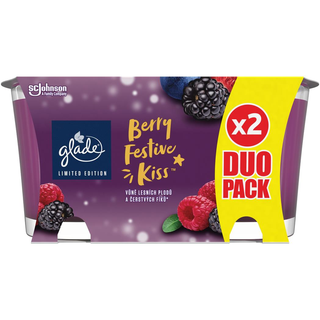 Glade Berry Festive Kiss dupla csomagolás, 2× 112 g (5000204363265)