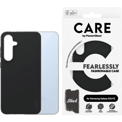 PanzerGlass Care Fashion X-RAY Samsung Galaxy S24 FE Telefon tok - Fekete (1467)