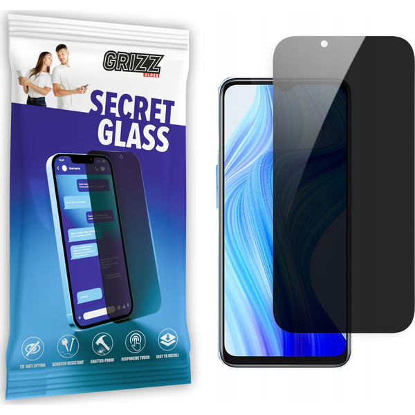  GrizzGlass Szkło prywatyzujące GrizzGlass SecretGlass Realme 10T